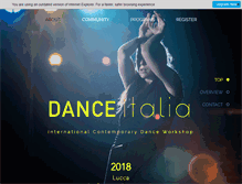Tablet Screenshot of danceitalia.com